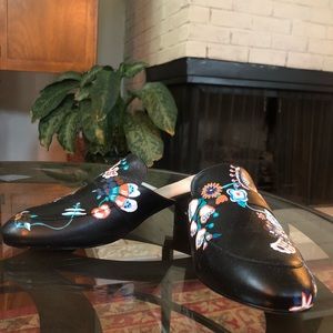 Gorgeous Anthropology Alepel Mule Shoes